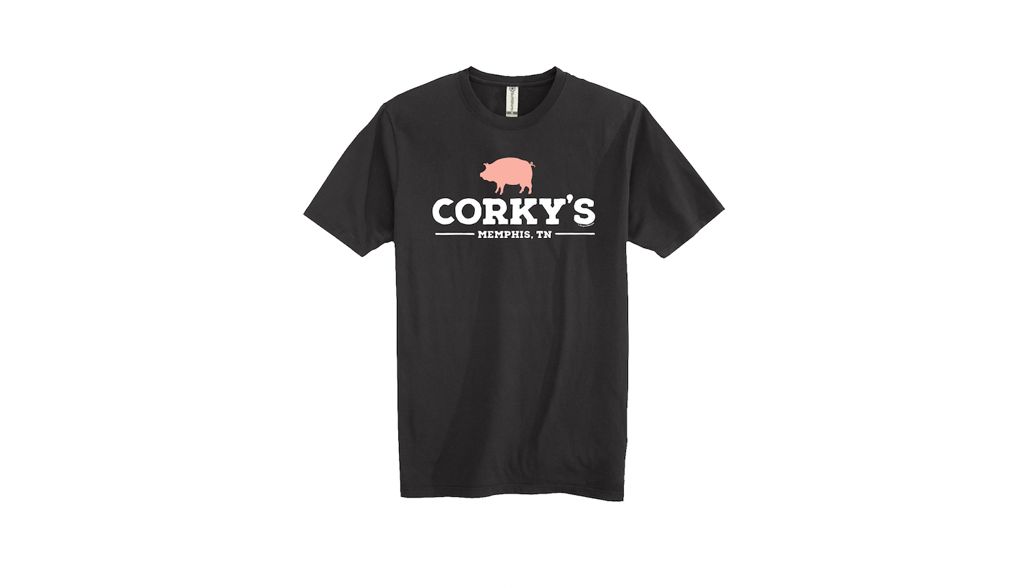 Picture of Black Corky's Memphis T-Shirt